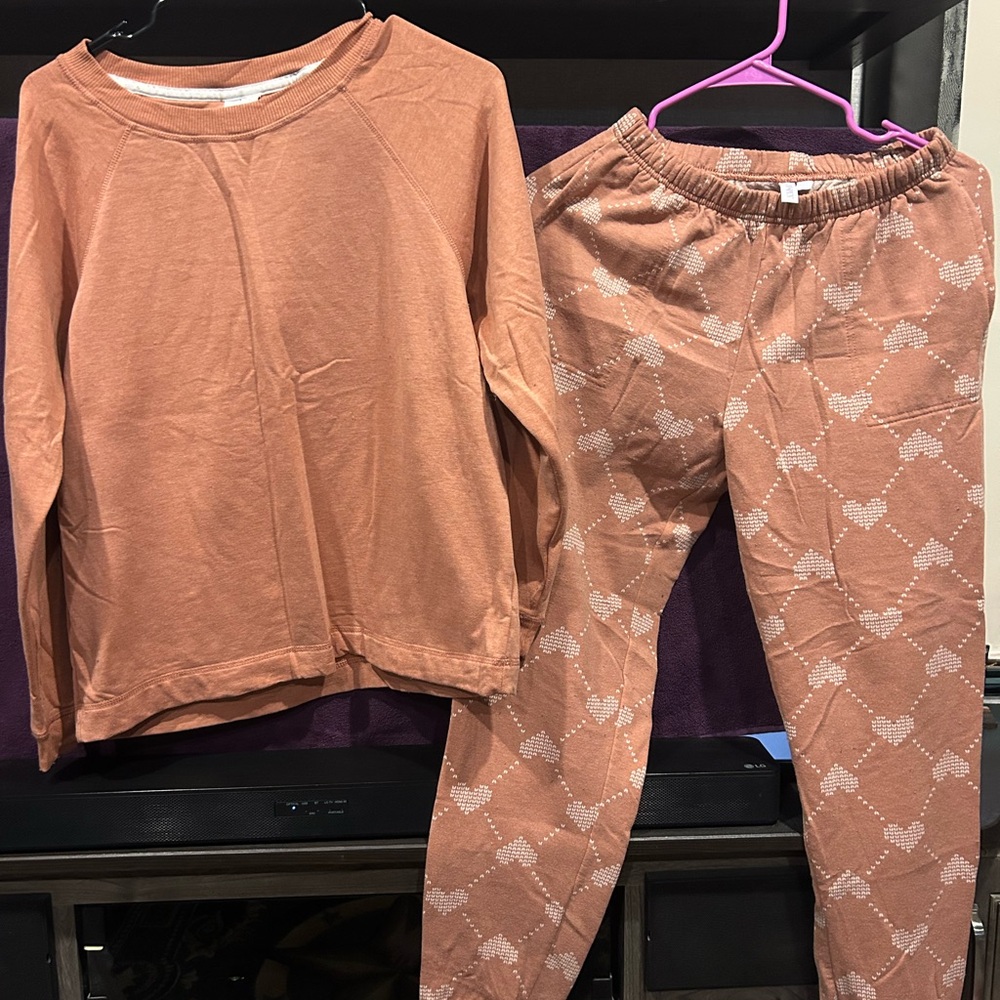 Koi Pajama Set in Soft pink